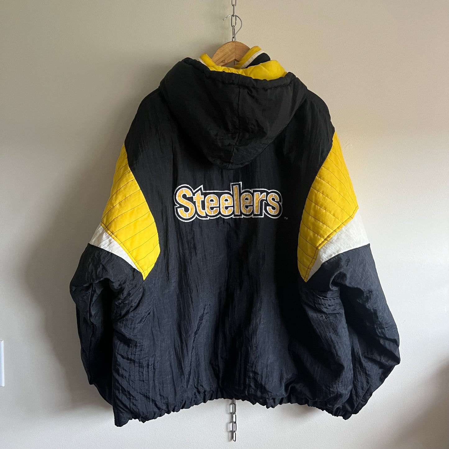 XL 90s Pittsburgh Steelers Starter puffer jacket