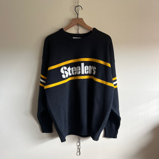 XXL 80s Pittsburgh Steelers Pro Lin by Cliff Engle sweater