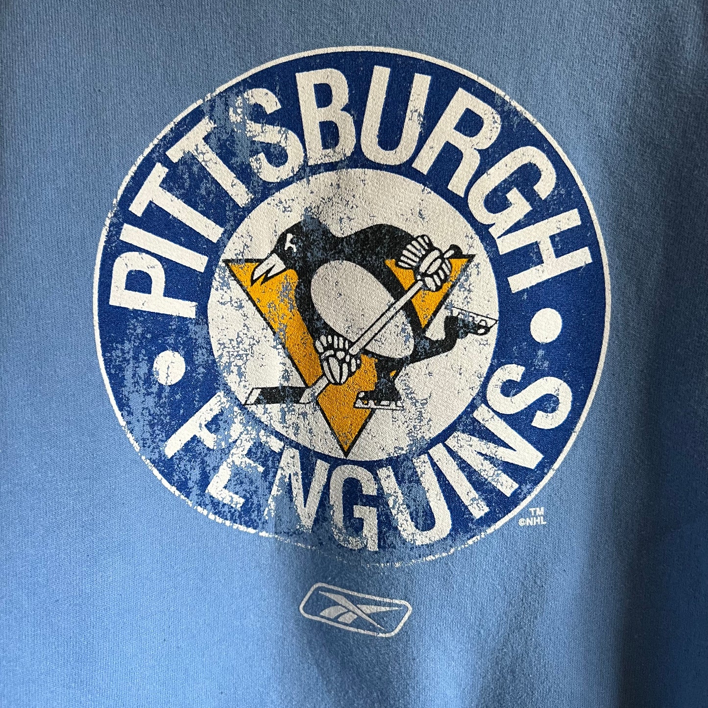 Large 2000s Pittsburgh Penguins Reebok hoodie