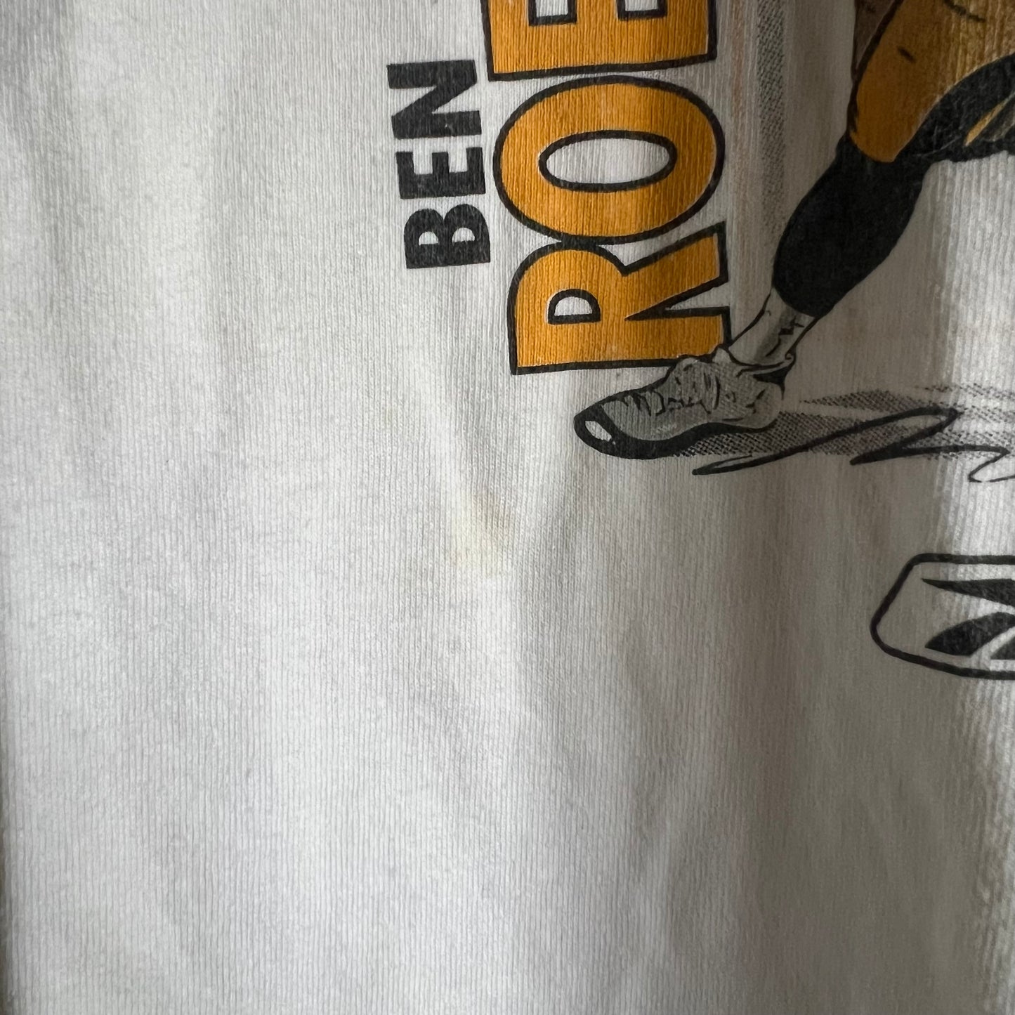 Small 2000s Pittsburgh Steelers’ Ben Roethlisberger Reebok Caricature tee