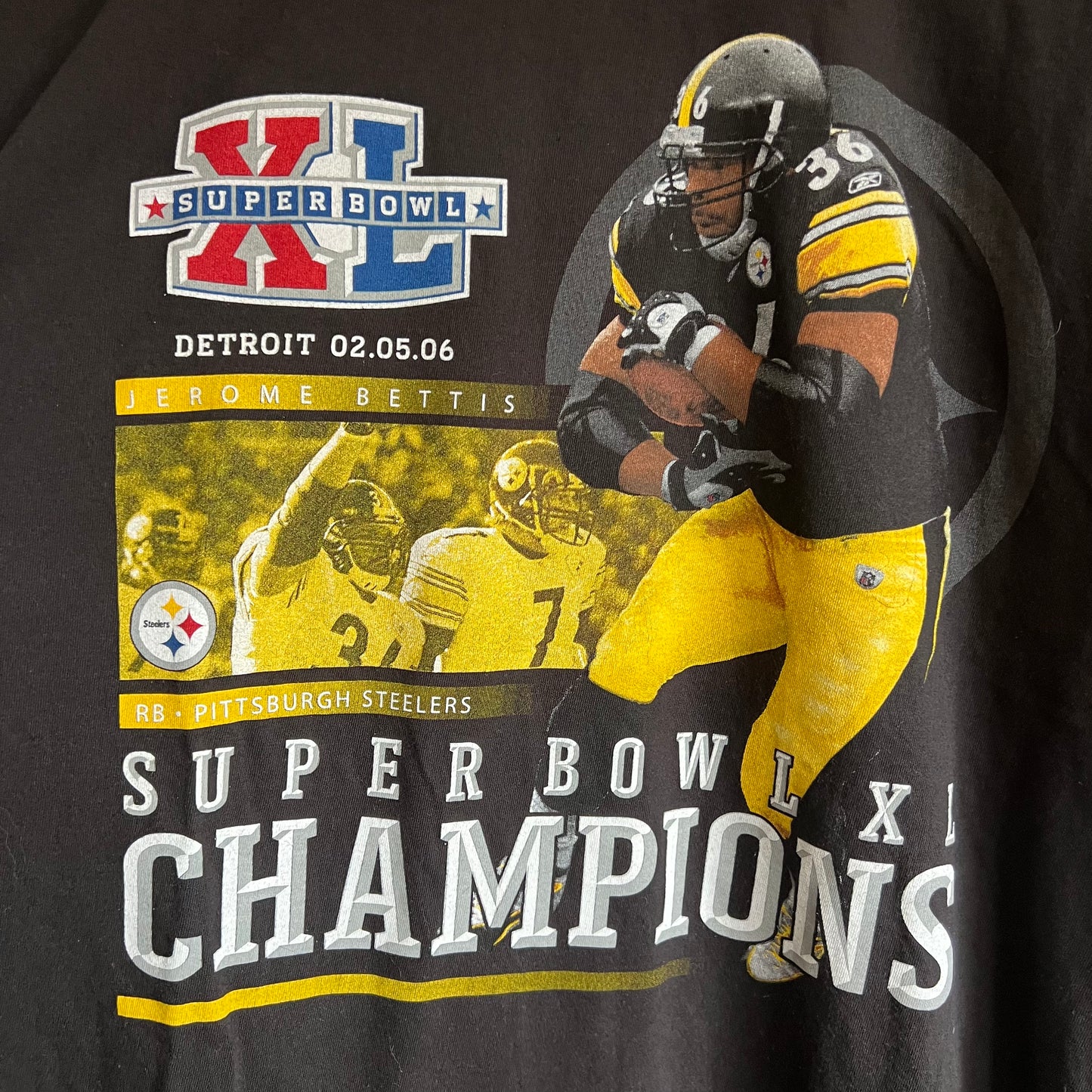 XL 2006 Pittsburgh Steelers Super Bowl XL Champions tee