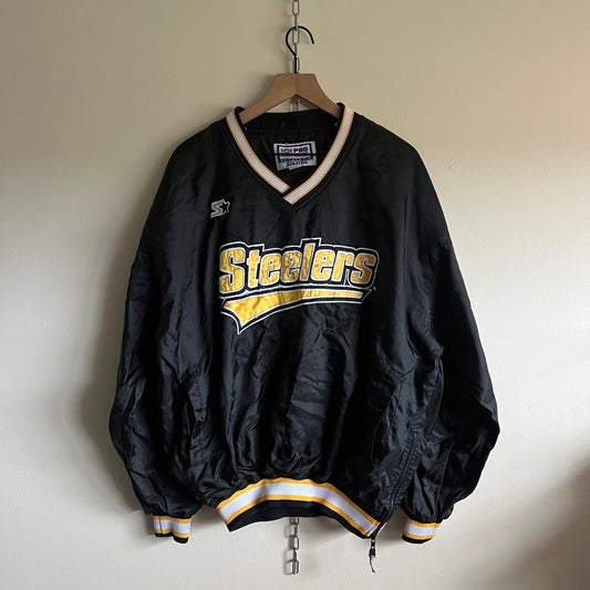 Large 90s Pittsburgh Steelers Starter pullover