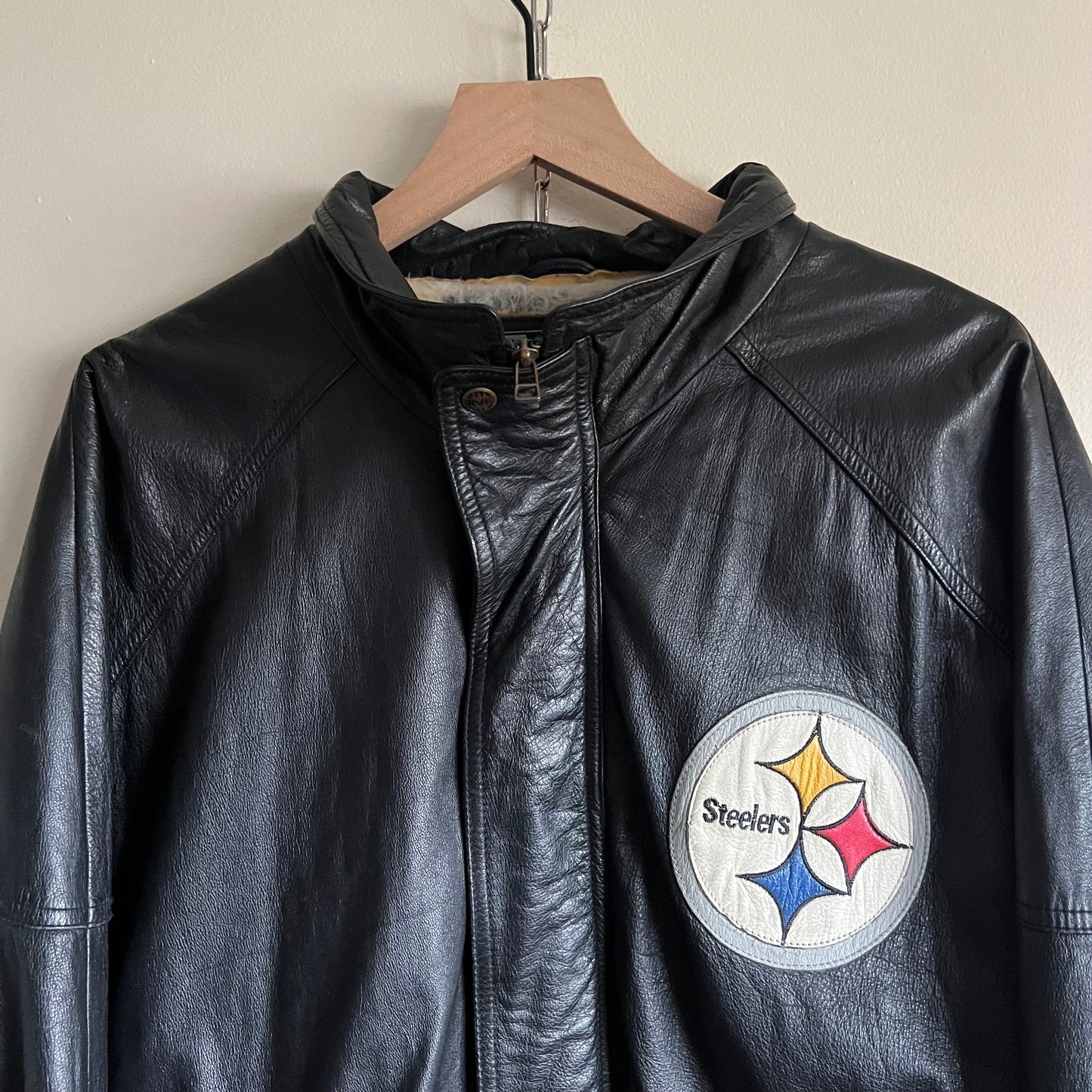 XXL 1995 Pittsburgh Steelers Mirage Leather jacket