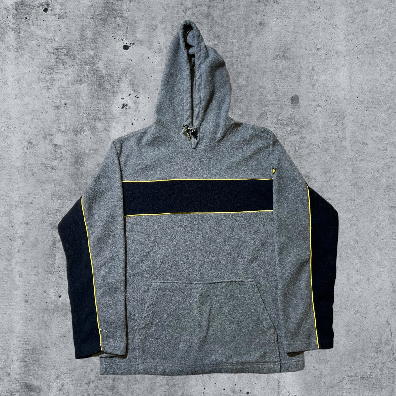 Oversized Medium Grey Aero XT Fleece Hoodie