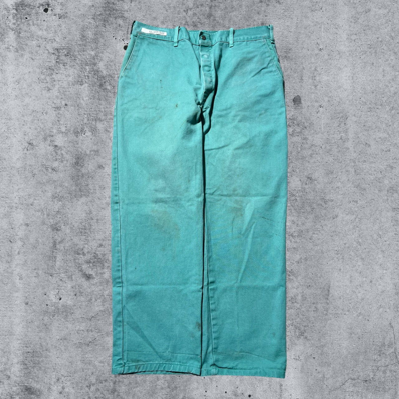 36x30 90s/2000s distressed mint green work pants