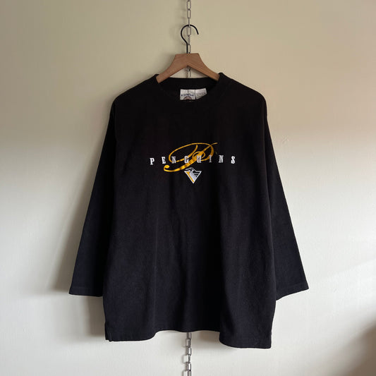 XL 90s Pittsburgh Penguins The Edge fleece sweatshirt