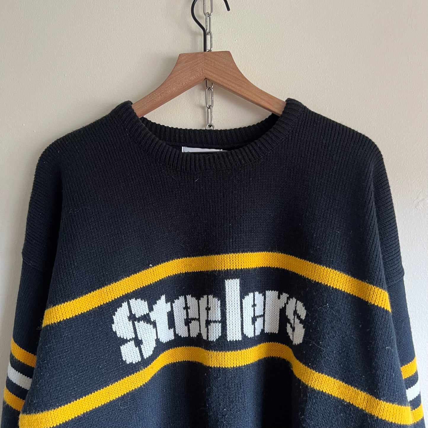 XXL 80s Pittsburgh Steelers Pro Lin by Cliff Engle sweater