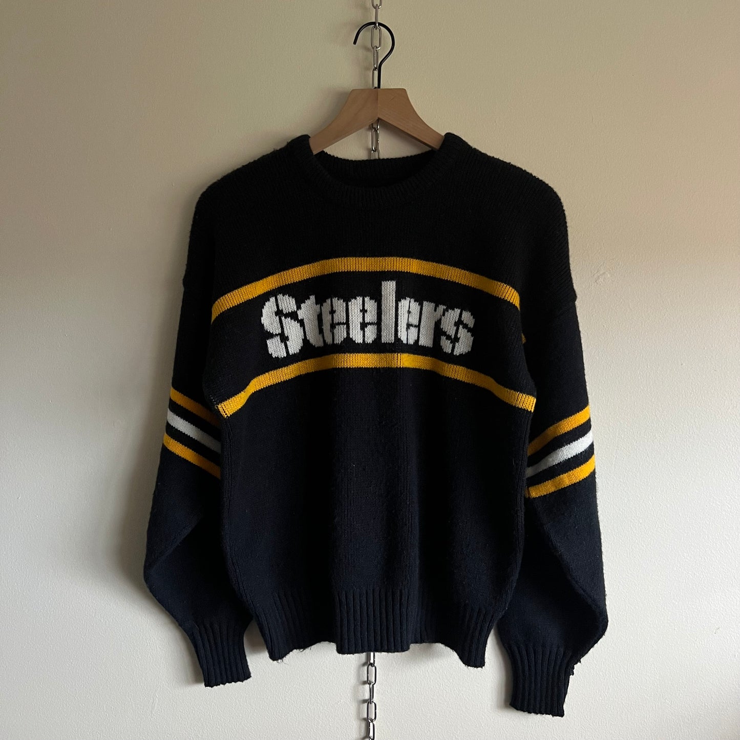 Small/Medium 80s Pittsburgh Steelers Pro Line by Cliff Engle* sweater