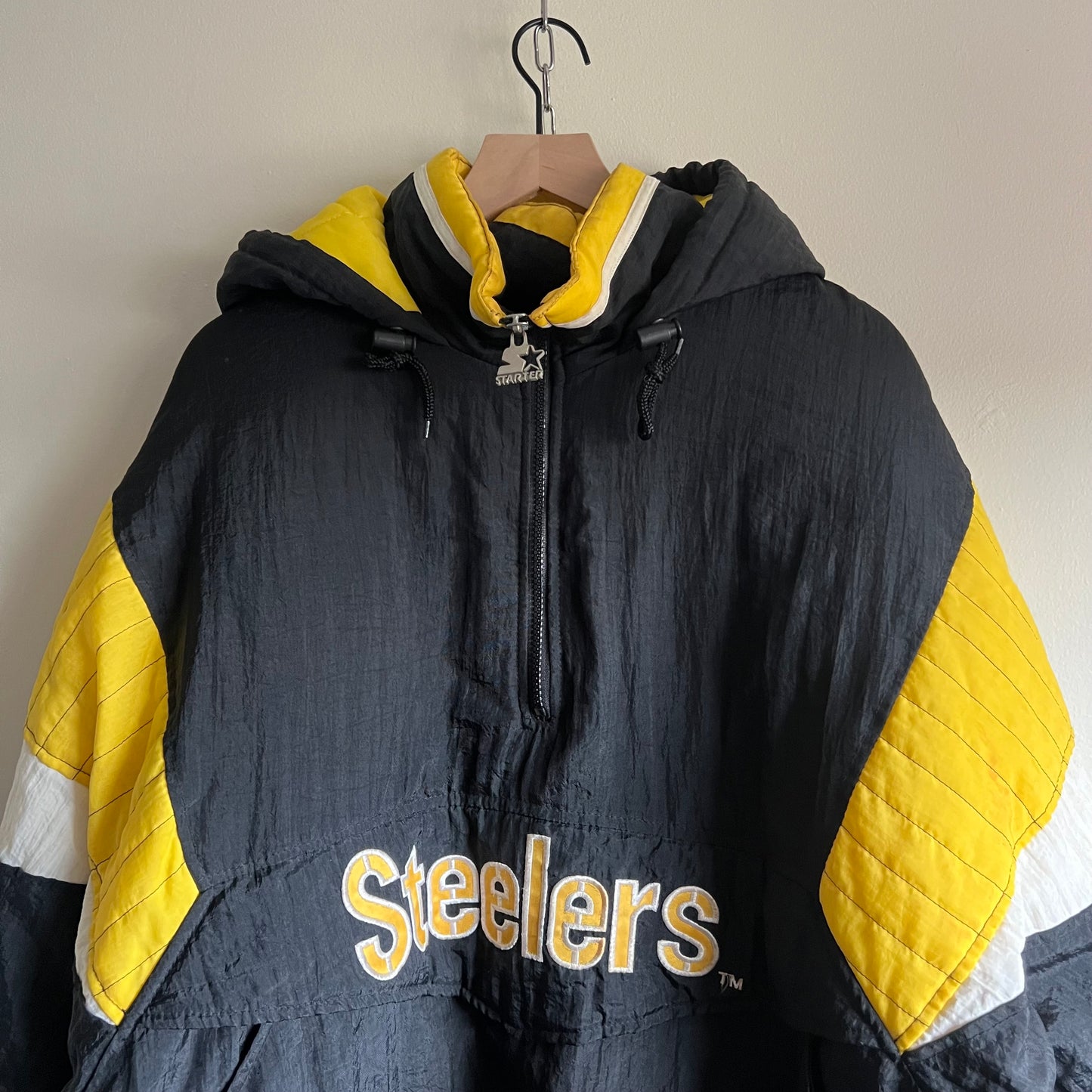 XL 90s Pittsburgh Steelers Starter puffer jacket