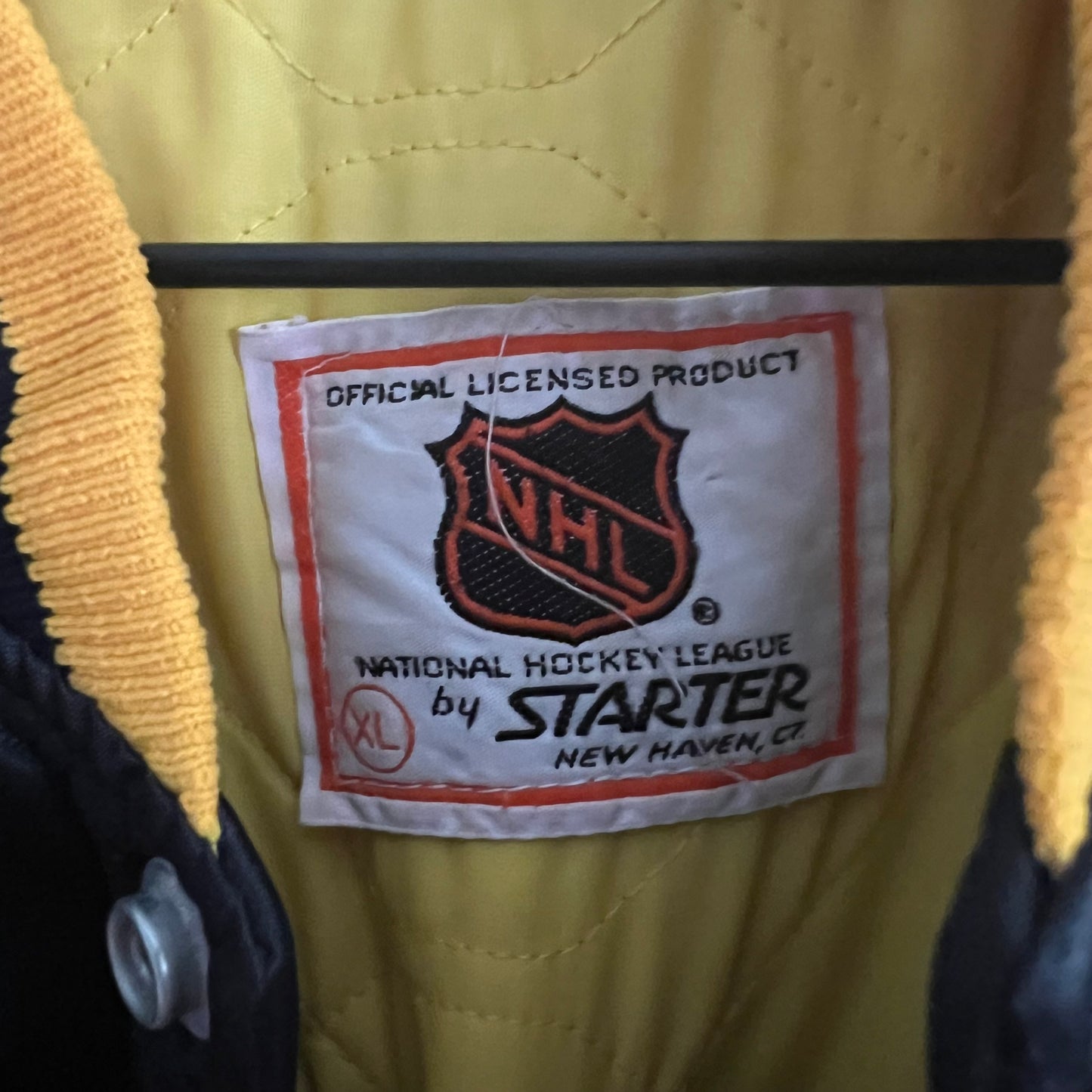 XL 80s Pittsburgh Penguins satin Starter jacket