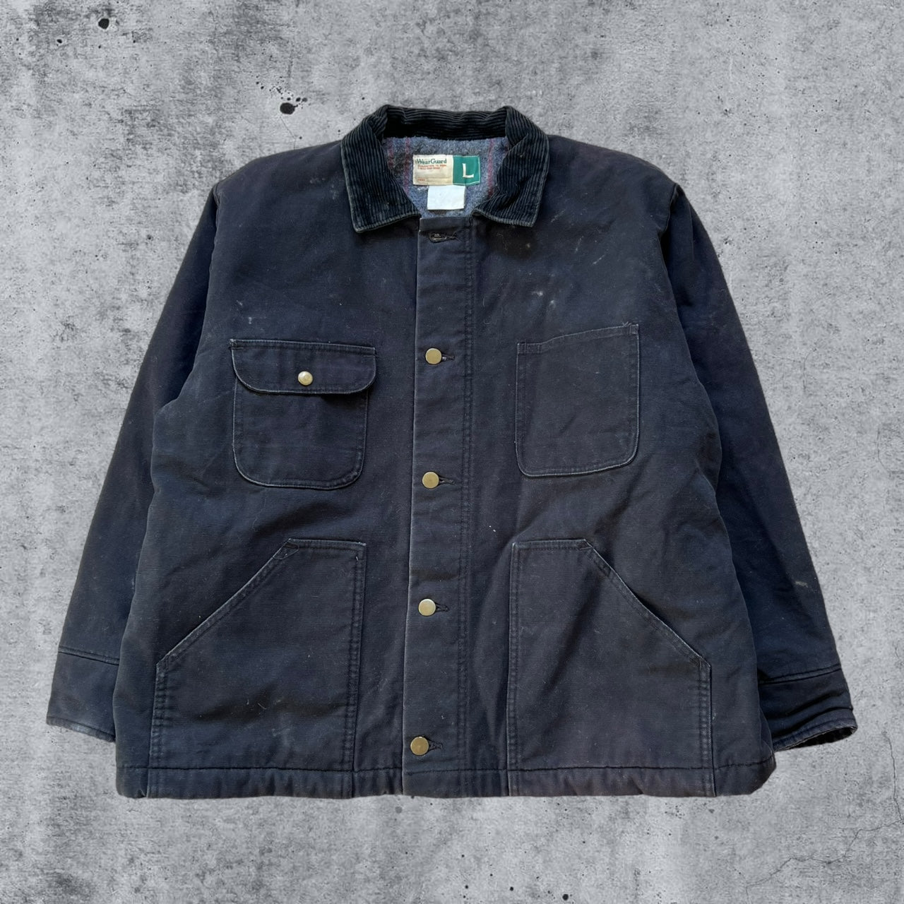 Large 2000s Black WearFirst Carhartt-Style Chore Jacket